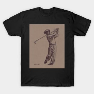 Ben Hogan - pencil drawing of the great golf master T-Shirt